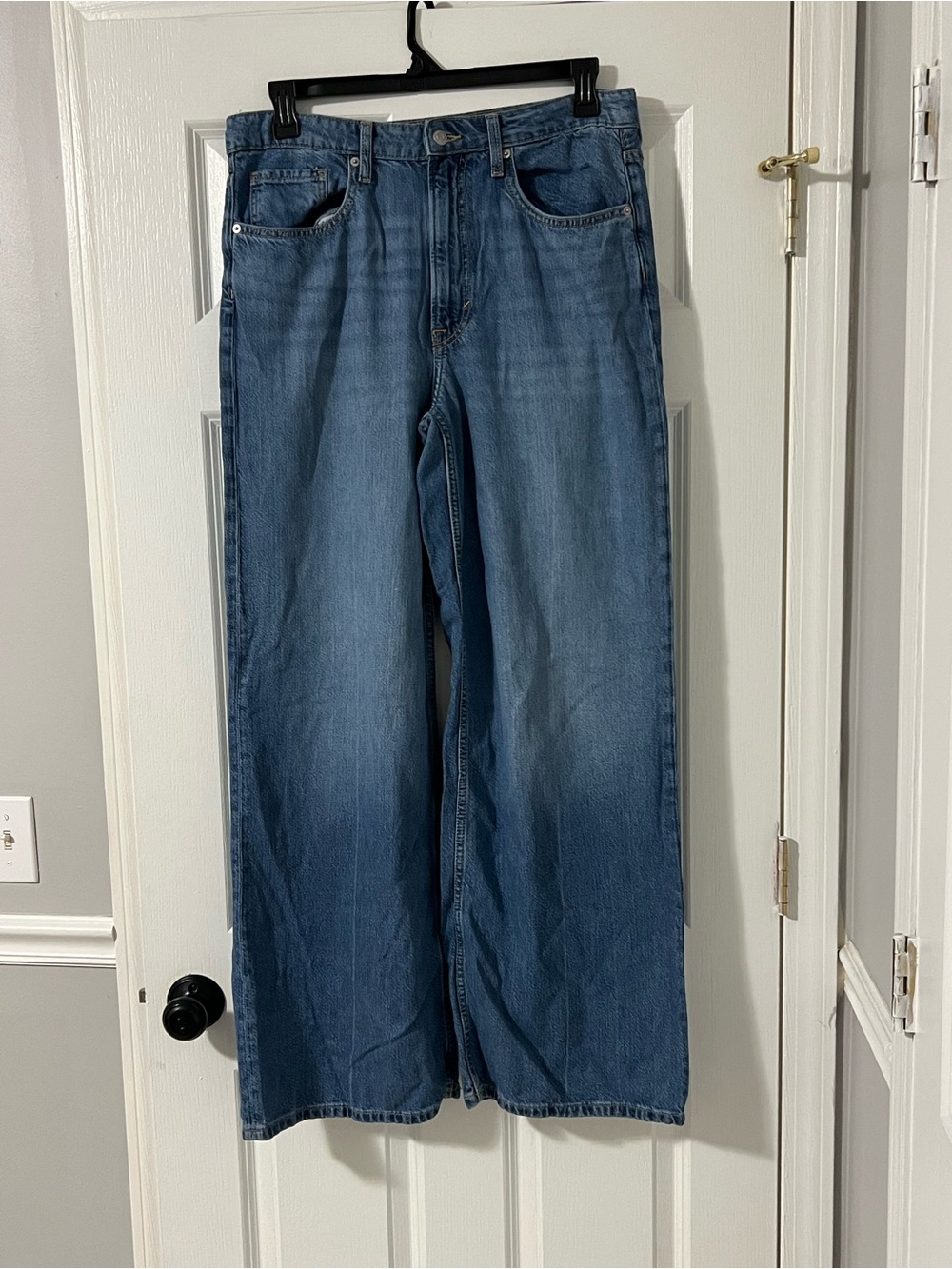 H&M Women's Wide-Leg Jeans - Blue